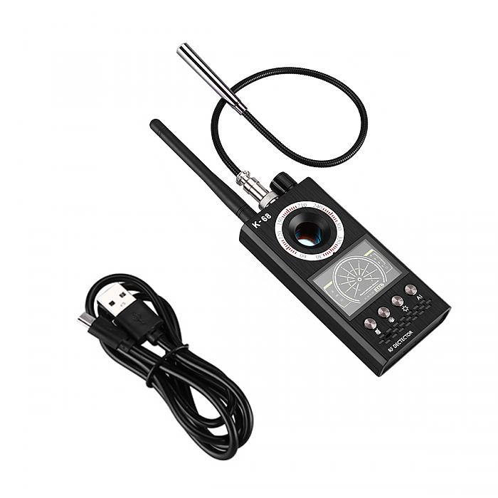 K68 Multi-Functio Anti-Spy Sans Signal Signal Detector Detector Bug GSM GPS  Tracker Cachée Dispositif Caméra Version professionnelle militaire