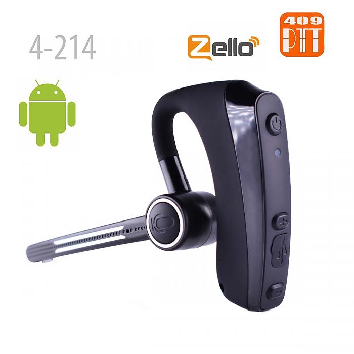 Automatisering pakket retort Android phone Bluetooth headset Dual PTT headset Support ZELLO 409PTT  409shop,walkie-talkie,Handheld Transceiver- Radio