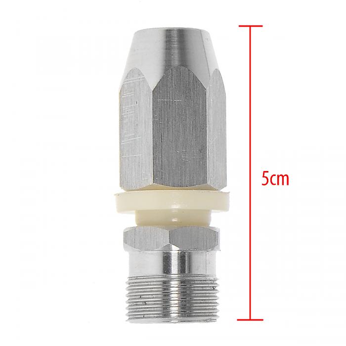 HYSHIKRA SO239 to 3/8 x 24 Antenna Adapter, Heavy Duty CB Antenna Stud  Mount Adaptor with UHF-Female Connector for Mounting CB Antennas Ham Radio